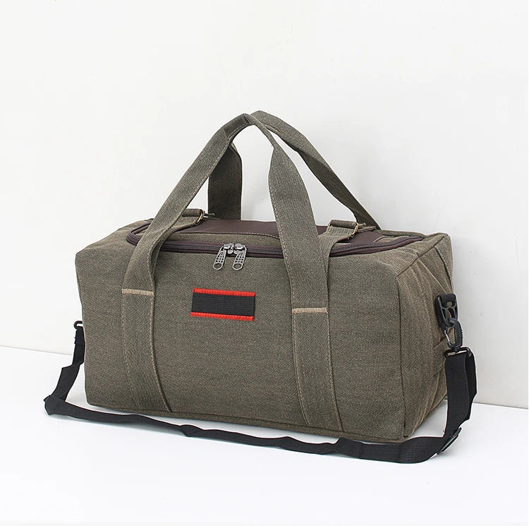 Large Capaci Canvas Travel Bag Handheld Long Distance Lage Bag for Men And Women on Busin Trips Wear Resistant Chee...