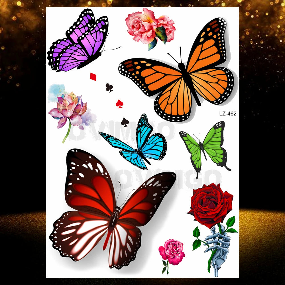 Chicano Bandit Mexico Temporary Tattoos For Men Women Fake Car Nun Tattoo religion Stickers Realistic Back Waterproof Tatoos