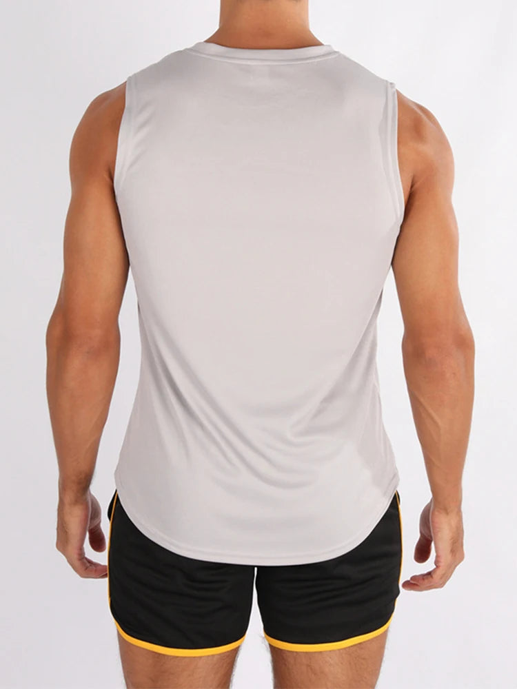 Men's Sleeveless Fitness Vest top. Men's Clothing for Fitness And Running