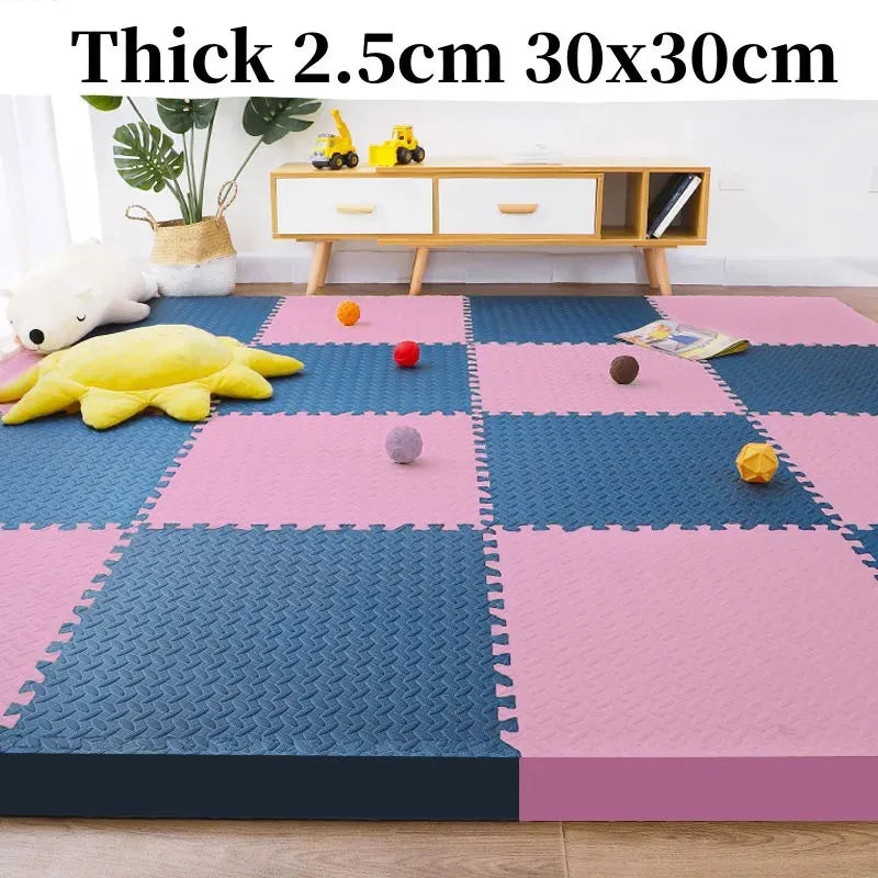 Baby Gym Play Mat 6PCS - Tatame Foam Puzzle Floor Mat for Playroom