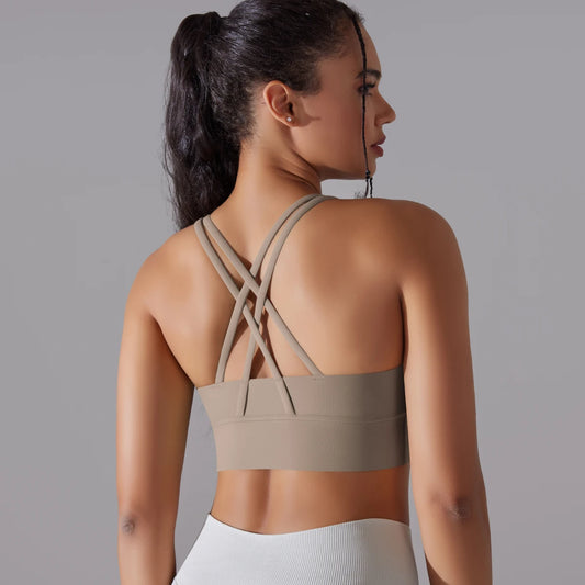 Yoga BraTank Tops for Fitness Sport Bra, Gym Vest for Women Workout Outfit