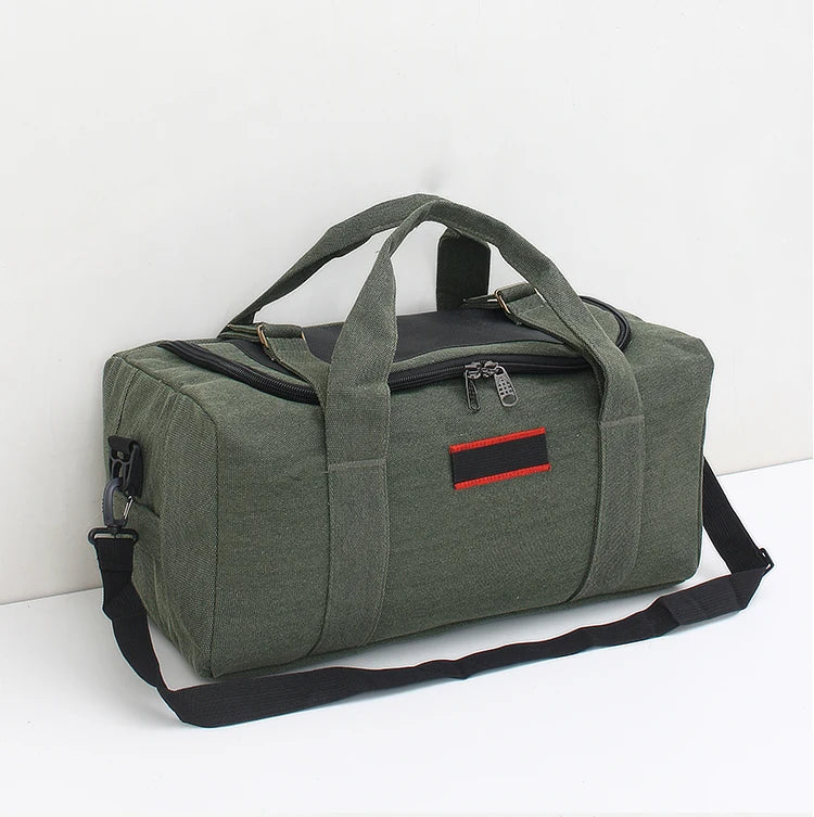 Large Capaci Canvas Travel Bag Handheld Long Distance Lage Bag for Men And Women on Busin Trips Wear Resistant Chee...