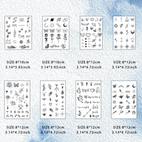 Small Pattern Waterproof Temporary Tattoo Stickers, Long-lasting Waterproof for One to Two Weeks, Finger Tattoos for Women.