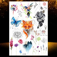 Chicano Bandit Mexico Temporary Tattoos For Men Women Fake Car Nun Tattoo religion Stickers Realistic Back Waterproof Tatoos
