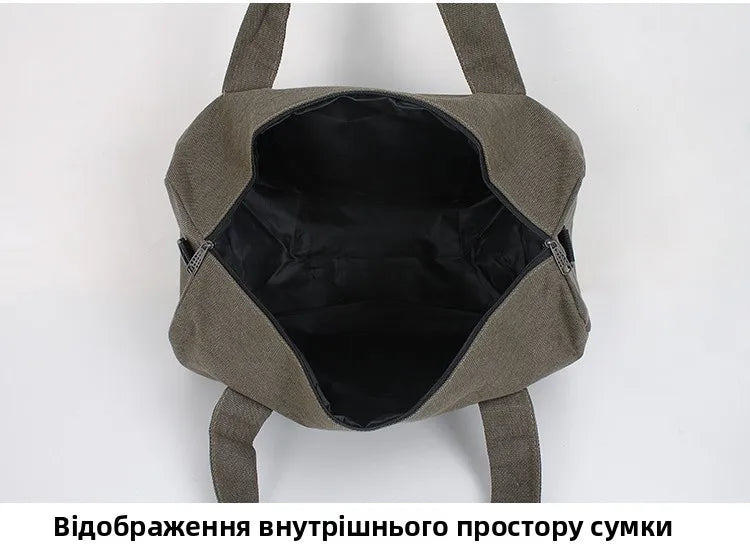 Large Capaci Canvas Travel Bag Handheld Long Distance Lage Bag for Men And Women on Busin Trips Wear Resistant Chee...