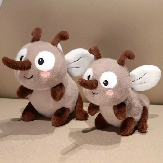 Miniso's latest mosquito pendant plush toy stuffed plush toy cartoon anime cute pillow for children's birthday gift fun doll WAREHOUSE SHOP