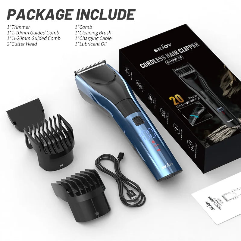 Original Sejoy rechargeable Hair Clipper Kit For Men.