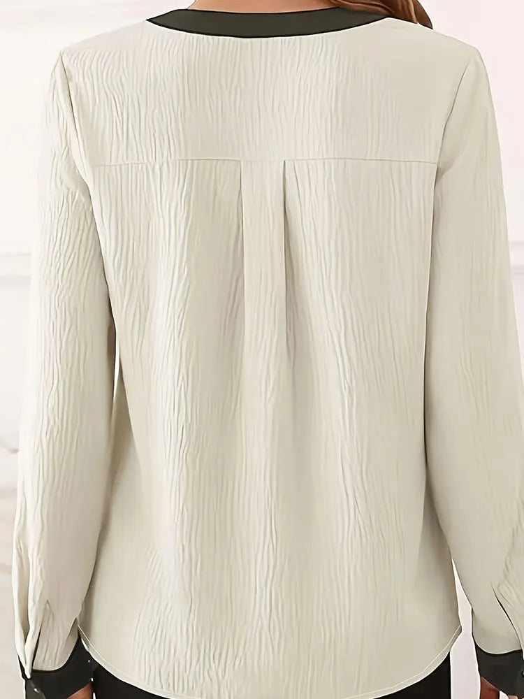 Women's plus size shirt summer chic elegant shirt casual women's fashionable shirt