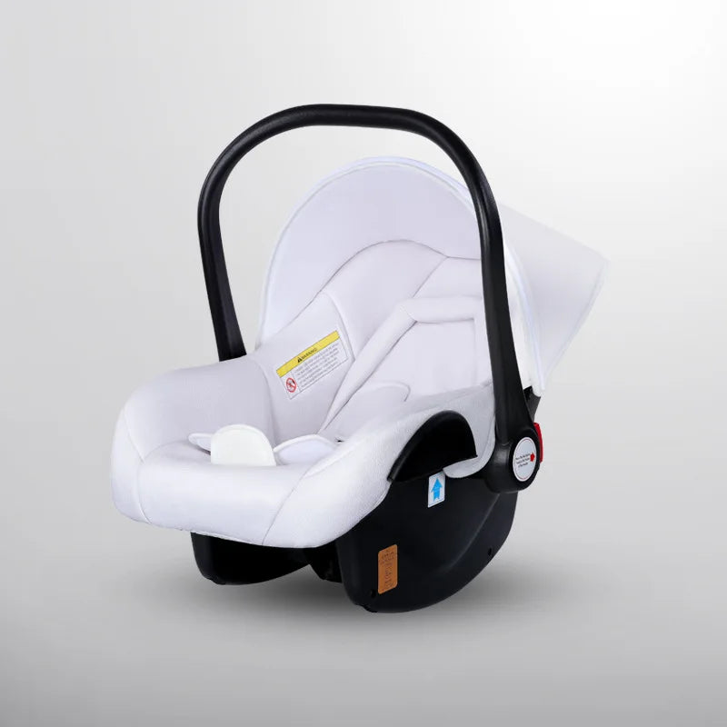 Luxury Baby Stroller 3-in-1 - PU Leather Pram with Car Seat Newborn