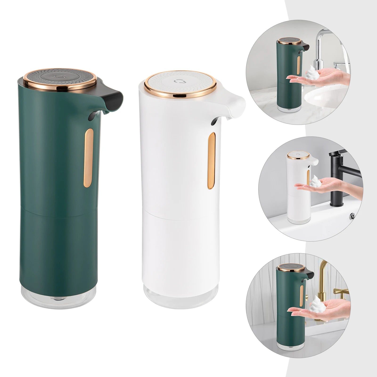 250ml Automatic Soap Dispenser Touchless Automatic Soap Dispenser for Kitchen Shower Rechargeable Portable