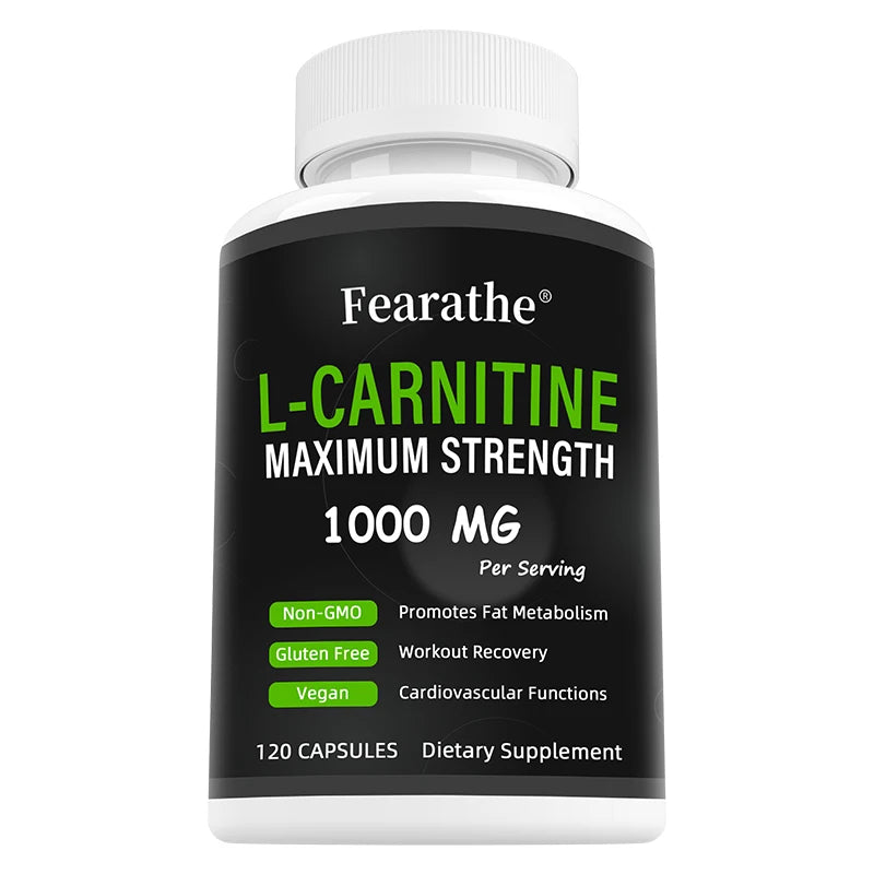 Extra Strength L-Carnitine - 1000mg Per Serving - Boost Your Metabolism and Increase Performance, Dietary Supplement