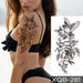 Waterproof Temporary Tattoo Sticker Magpie Peony Flower Cute Pattern Body Art Arm Fake Tattoos Sleeve Women Men Chest Waist Legs