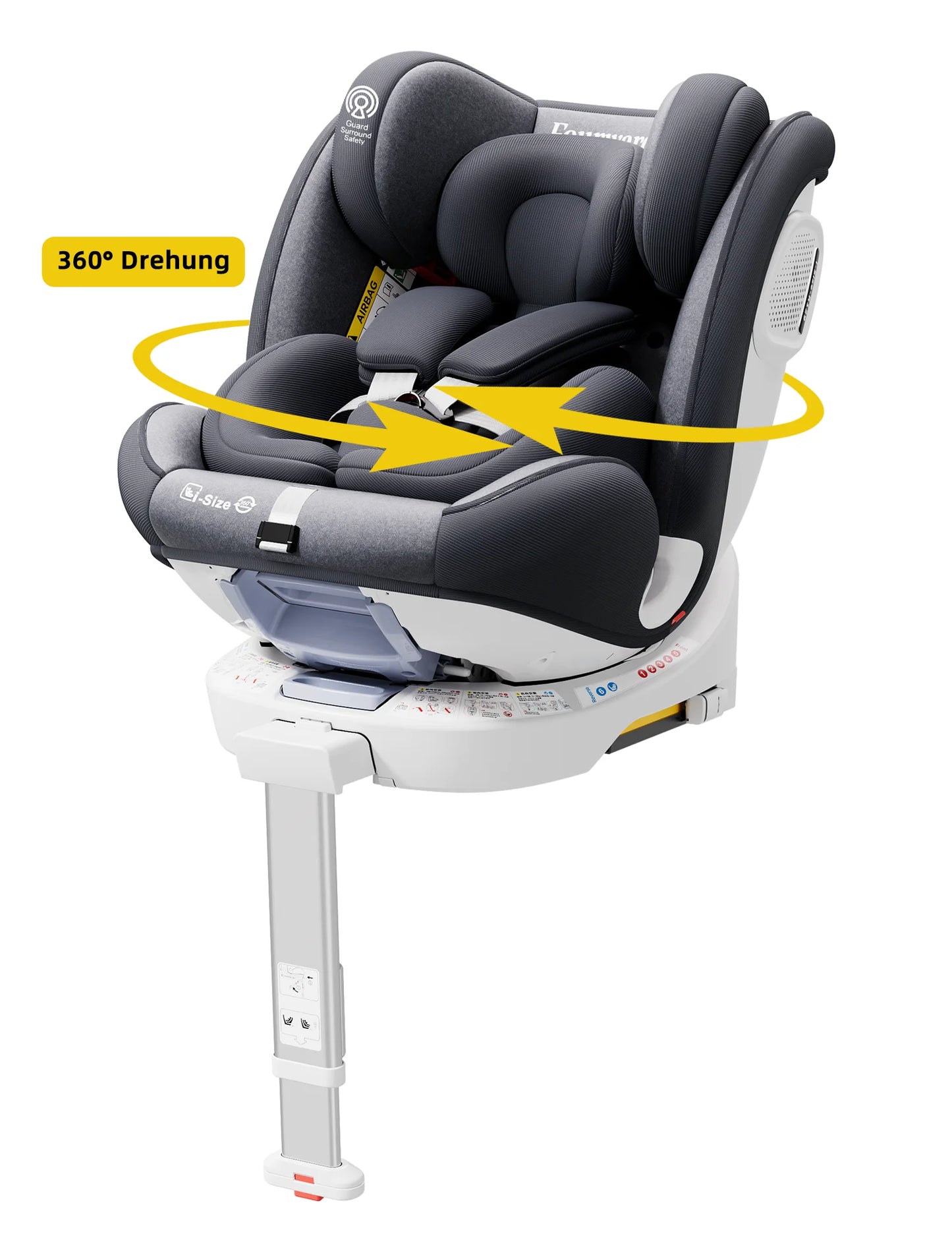 AP03 Baby Car Seat 360° ISOFIX - Group 0+1/2/3 0-12 Years