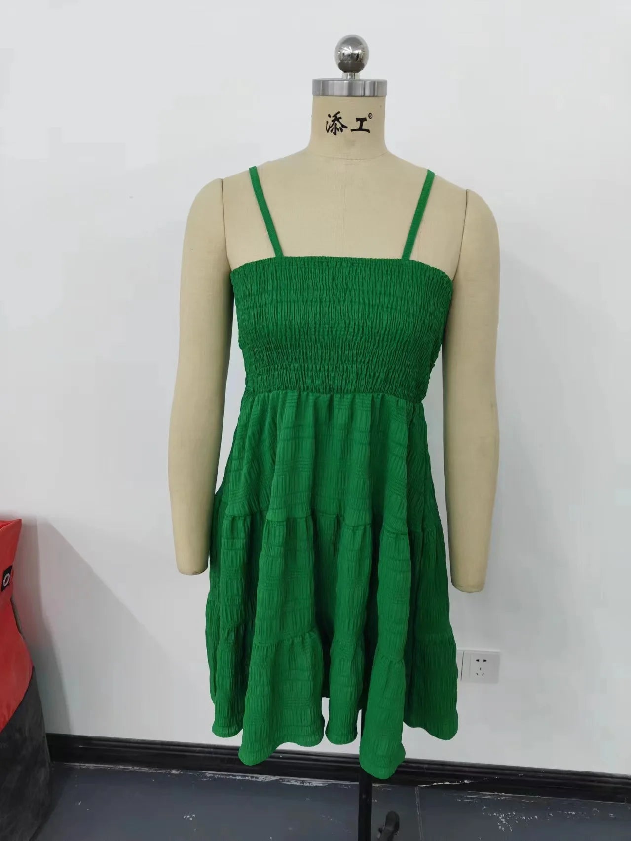 Women Strapless Backless Slip Mini Dress Sexy Lady High Elastic Waist Solid Purple Ruffle Party Dresses AXEWMFS-AXR305