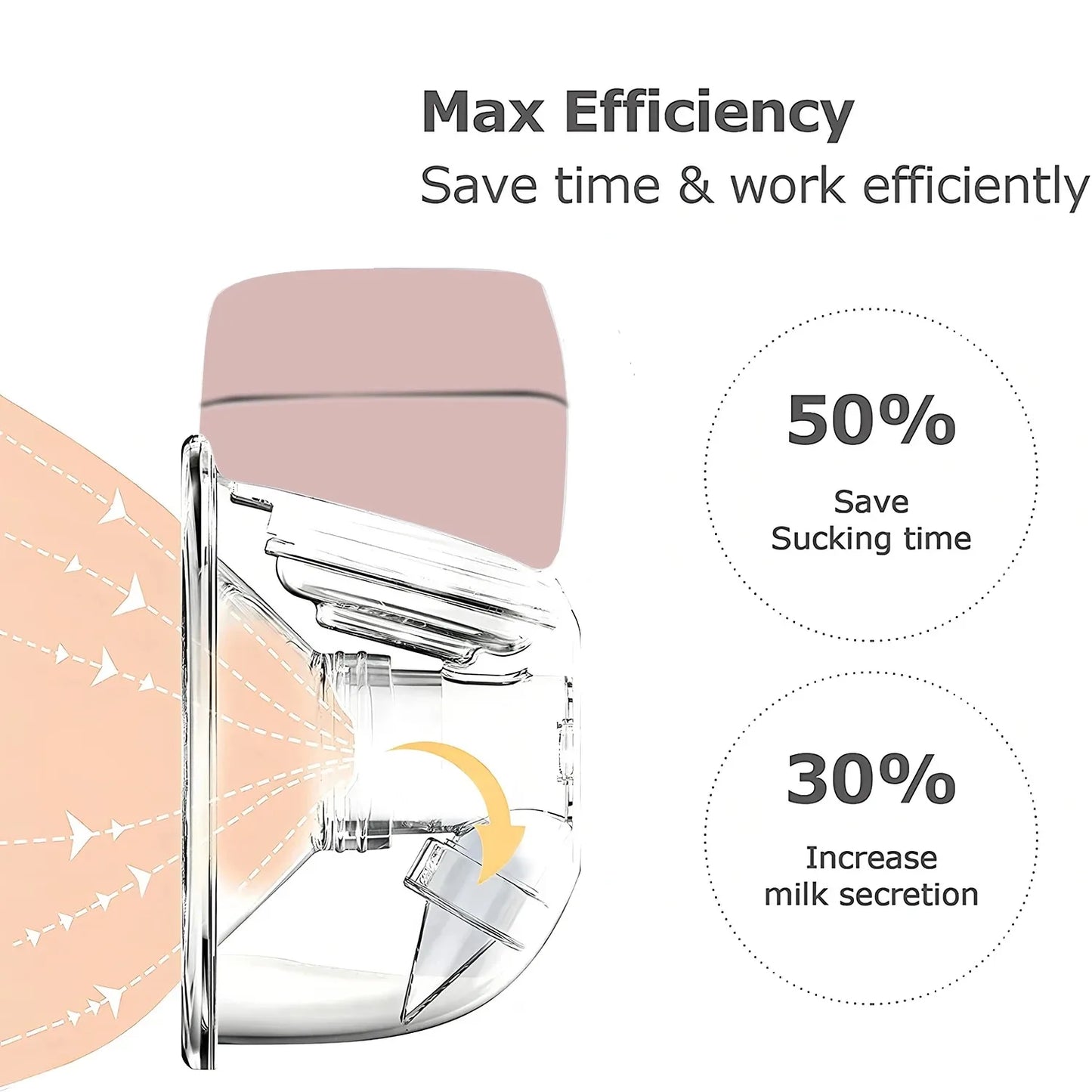 Wearable Hands-Free Breast Pump — Silent Portable Electric Extractor