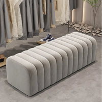 Luxury Velvet Bench - Nordic Footrest End of Bed Low Stool