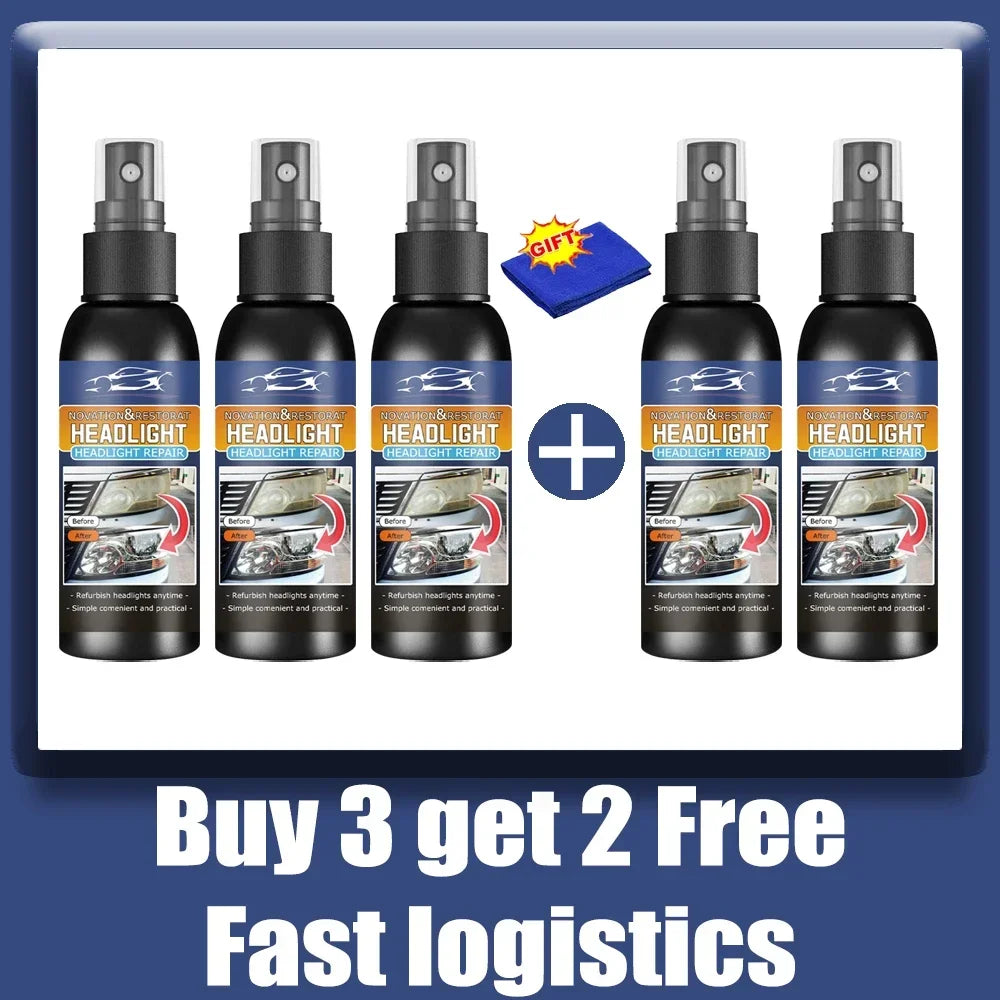 Car Headlight Restoration Polishing Kits Headlamp Repair Kits Car Light Polisher Cleaning Paste Car Paint Care Refurbish Agent