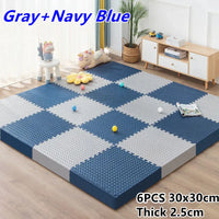 Baby Gym Play Mat 6PCS - Tatame Foam Puzzle Floor Mat for Playroom