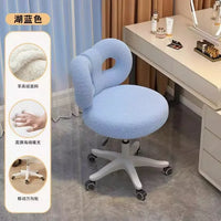 Nordic Modern Cream Makeup Stool Simple Style Bedroom Dressing Stool for Home Living Room - Advanced Design