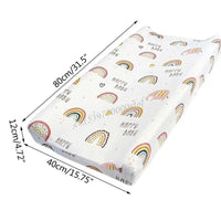 Reusable Baby Diaper Changing Pad Cover - Soft Breathable Nappy Mat