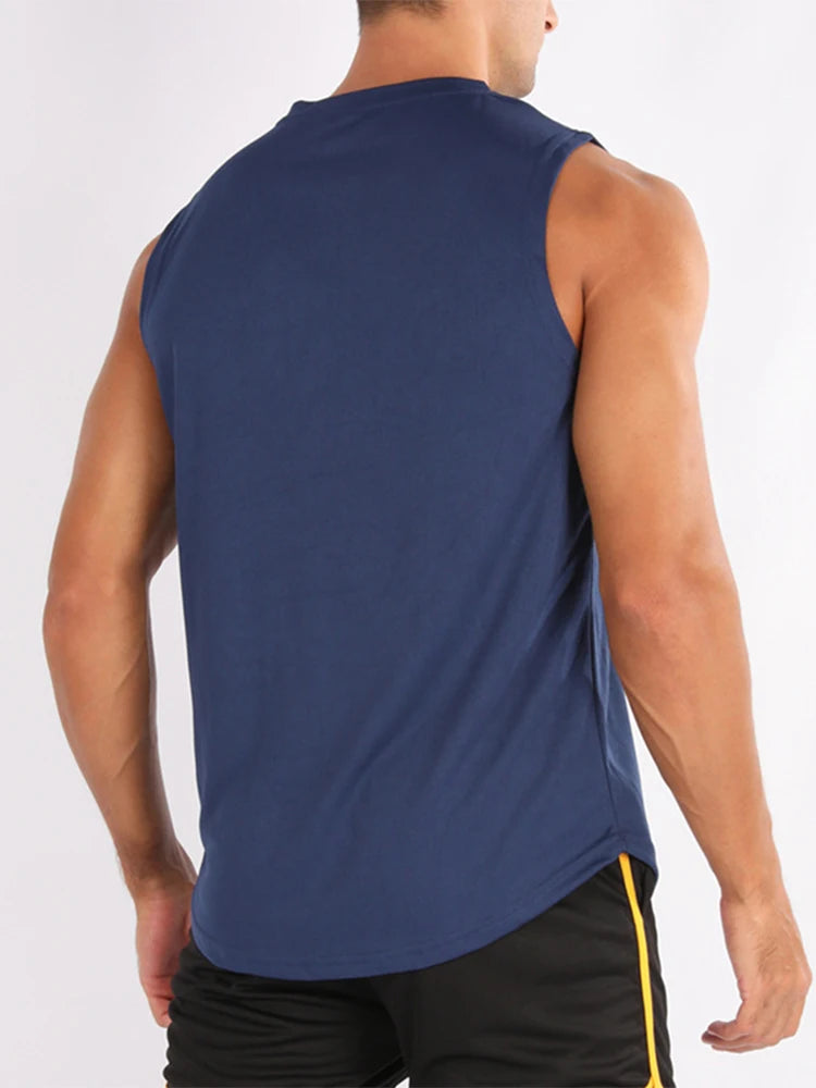 Men's Sleeveless Fitness Vest top. Men's Clothing for Fitness And Running