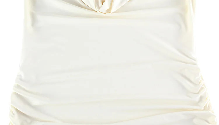 Ahagaga Elegant Women's Mini Dresses. Swinging Collar, Regular Long Sleeves Folds.
