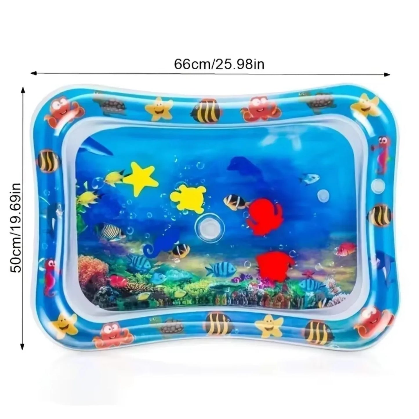 Large Baby Play Mat Summer Inflatable Water High Quality Baby Early Education Water Play Mat Suitable for Baby Activity Exercise