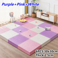 Baby Gym Play Mat 6PCS - Tatame Foam Puzzle Floor Mat for Playroom
