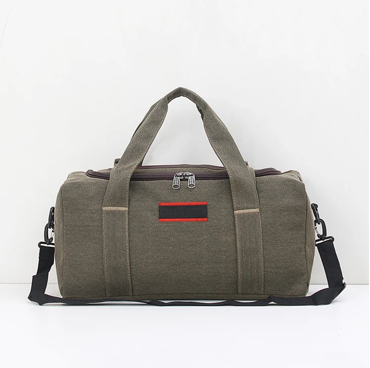 Large Capaci Canvas Travel Bag Handheld Long Distance Lage Bag for Men And Women on Busin Trips Wear Resistant Chee...