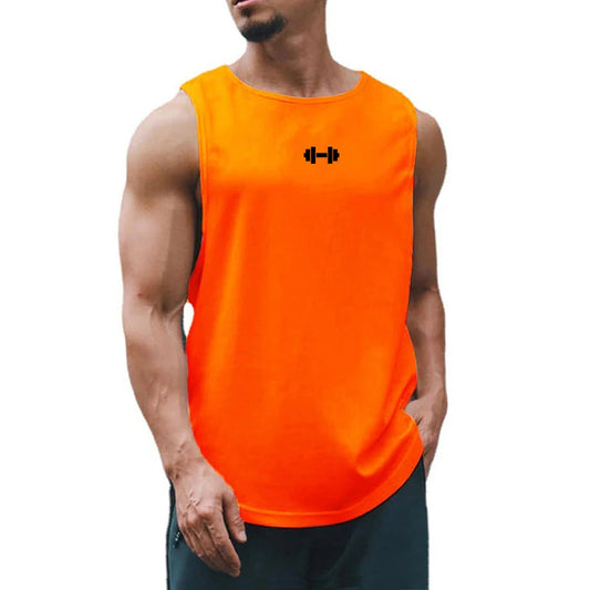 Men's Gym Fitness Top. Sports Training Clothe, Loosed Bodybuilding Sleeveless Shirt. WAREHOUSE SHOP