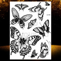 Chicano Bandit Mexico Temporary Tattoos For Men Women Fake Car Nun Tattoo religion Stickers Realistic Back Waterproof Tatoos
