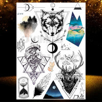 Chicano Bandit Mexico Temporary Tattoos For Men Women Fake Car Nun Tattoo religion Stickers Realistic Back Waterproof Tatoos