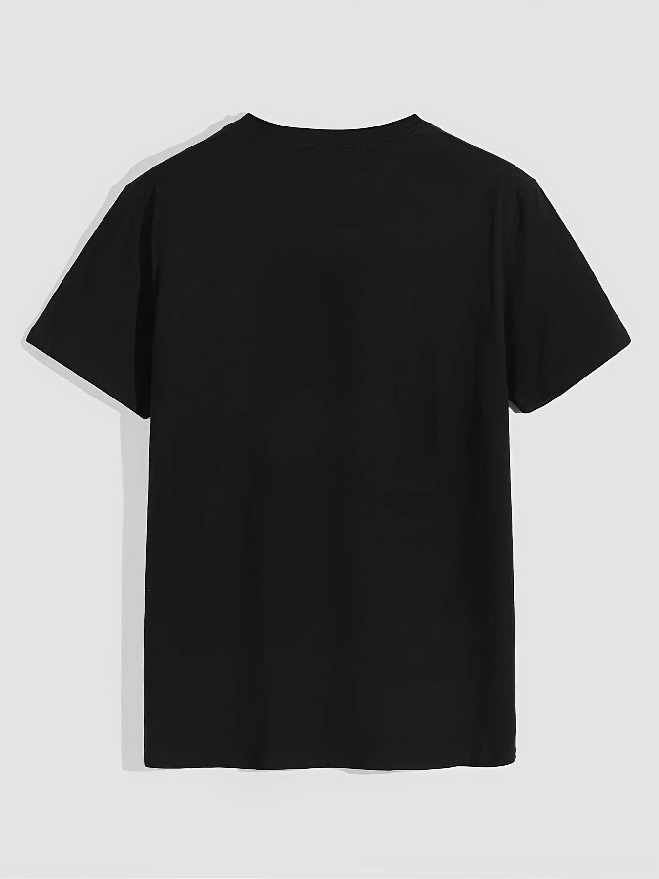 Summer men's 100% cotton comfortable casual loose oversized star logo graphic printed sports round neck short sleeved T-shirt