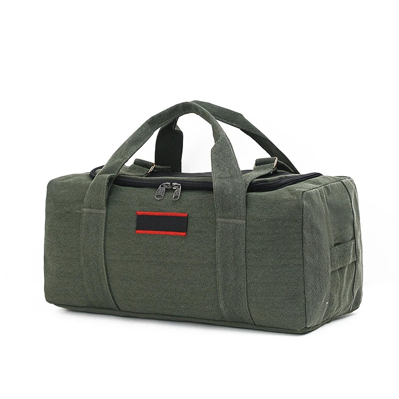 Large Capaci Canvas Travel Bag Handheld Long Distance Lage Bag for Men And Women on Busin Trips Wear Resistant Chee...