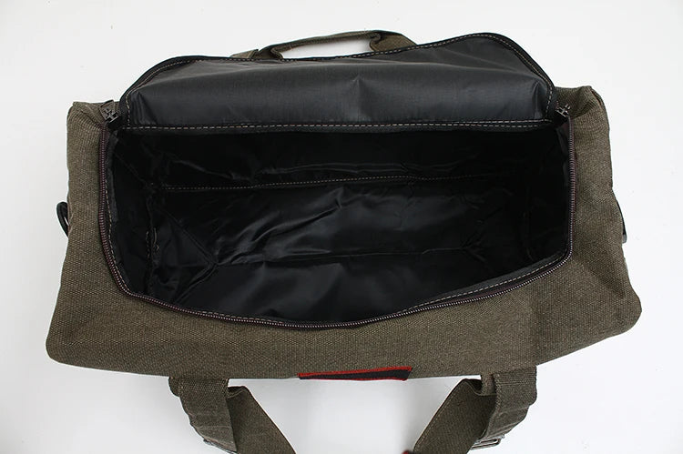 Large Capaci Canvas Travel Bag Handheld Long Distance Lage Bag for Men And Women on Busin Trips Wear Resistant Chee...