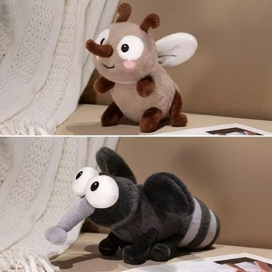 Miniso's latest mosquito pendant plush toy stuffed plush toy cartoon anime cute pillow for children's birthday gift fun doll WAREHOUSE SHOP
