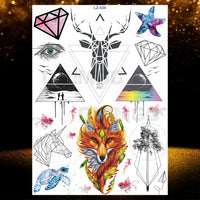 Chicano Bandit Mexico Temporary Tattoos For Men Women Fake Car Nun Tattoo religion Stickers Realistic Back Waterproof Tatoos