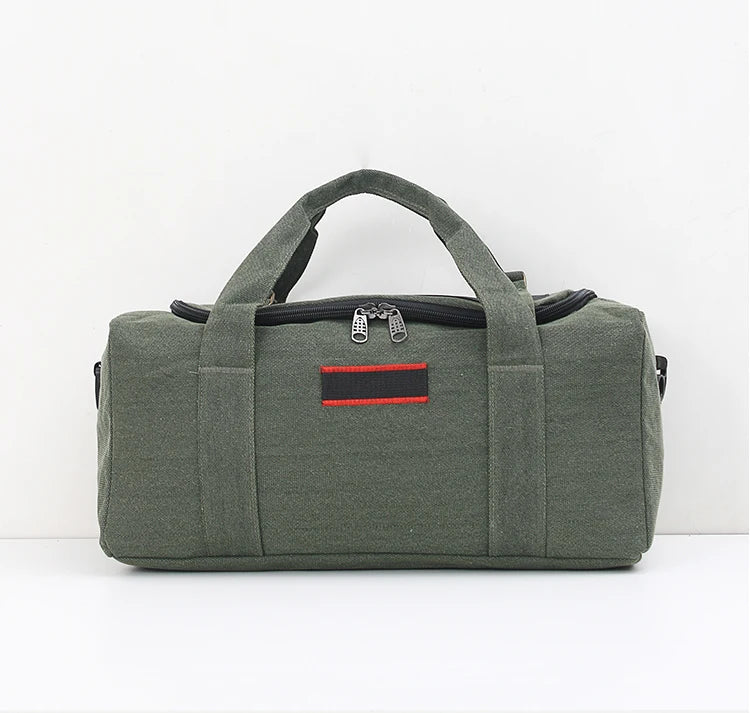 Large Capaci Canvas Travel Bag Handheld Long Distance Lage Bag for Men And Women on Busin Trips Wear Resistant Chee...
