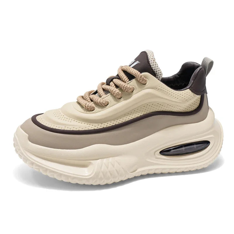 New Platform Vulcanized Sneakers Men Street Style Casual Shoes For Men Punk Chunky Social Men's Sneakers Korean 2025 Large Size
