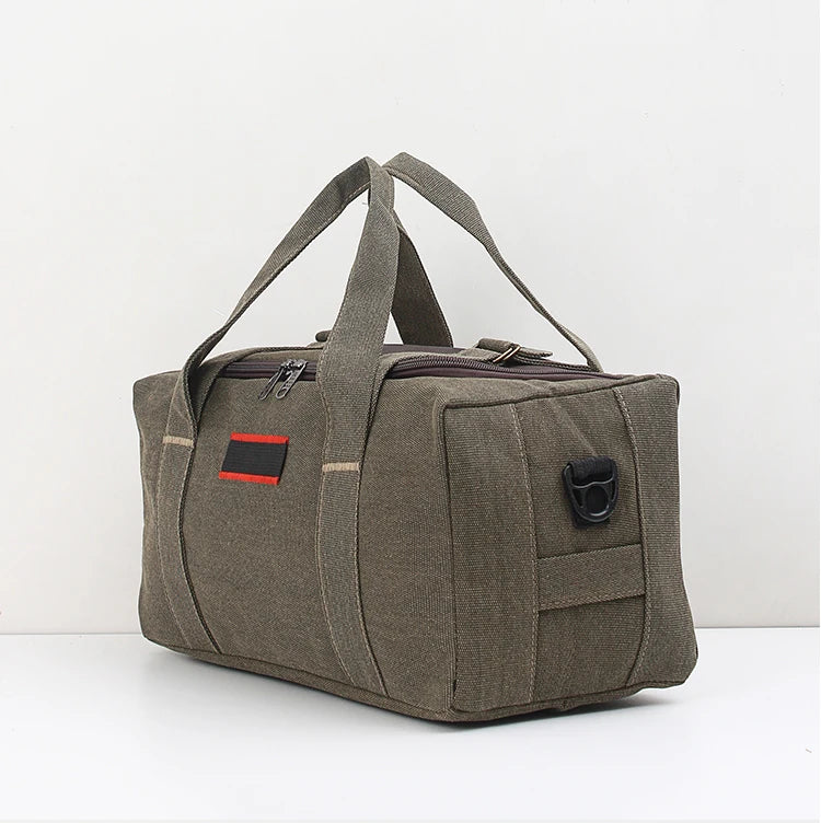 Large Capaci Canvas Travel Bag Handheld Long Distance Lage Bag for Men And Women on Busin Trips Wear Resistant Chee...