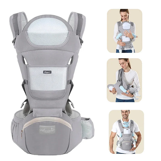 ErgoCarry Pro — Ergonomic Baby Carrier & Hip Seat