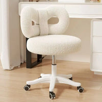 Nordic Modern Cream Makeup Stool Simple Style Bedroom Dressing Stool for Home Living Room - Advanced Design