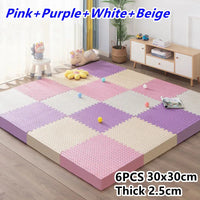 Baby Gym Play Mat 6PCS - Tatame Foam Puzzle Floor Mat for Playroom