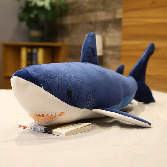 Giant Megalodon Shark kpop Plush Toys For Girls Huge Kawaii Soft Stuffed Doll Pillow Cushion Greative Birthday Gifts for Kids WAREHOUSE SHOP