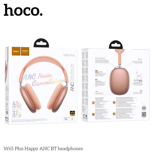 Hoco Plus 2026 Bluetooth Headphones – 45H Playtime