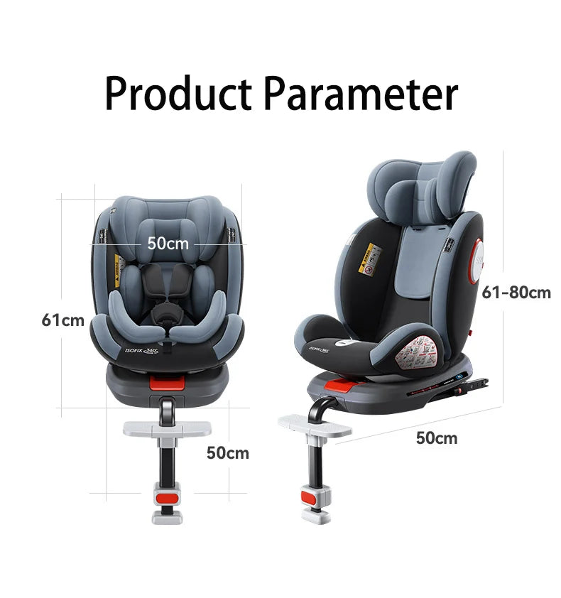 Baby Car Seat ISOFIX car seat Infant Safety Car Seats Child Safety Convertible Child Safety Car Seats 360° Rotatable ECE R129