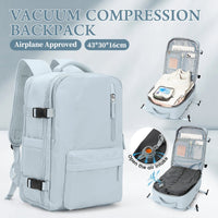 Vacuum Compression Travel Backpack – Large Capacity Foldable Hiking & Laptop Bag WAREHOUSE SHOP