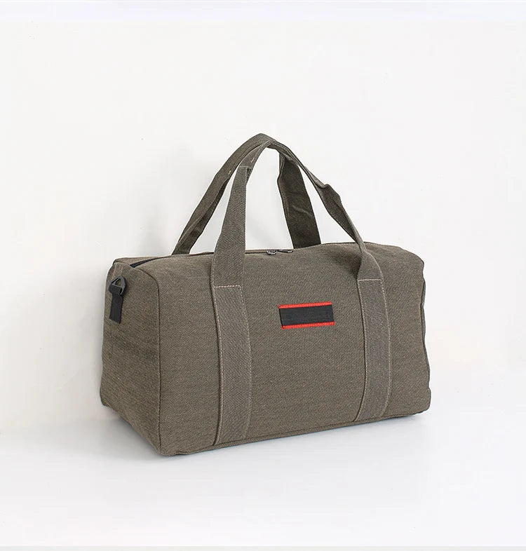 Large Capaci Canvas Travel Bag Handheld Long Distance Lage Bag for Men And Women on Busin Trips Wear Resistant Chee...
