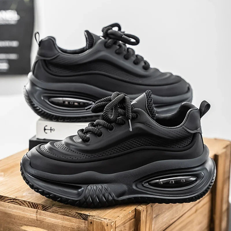 New Platform Vulcanized Sneakers Men Street Style Casual Shoes For Men Punk Chunky Social Men's Sneakers Korean 2025 Large Size