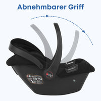 Infant Baby Car Seat 0-12 Months - Sun Canopy I-Size Safety Seat